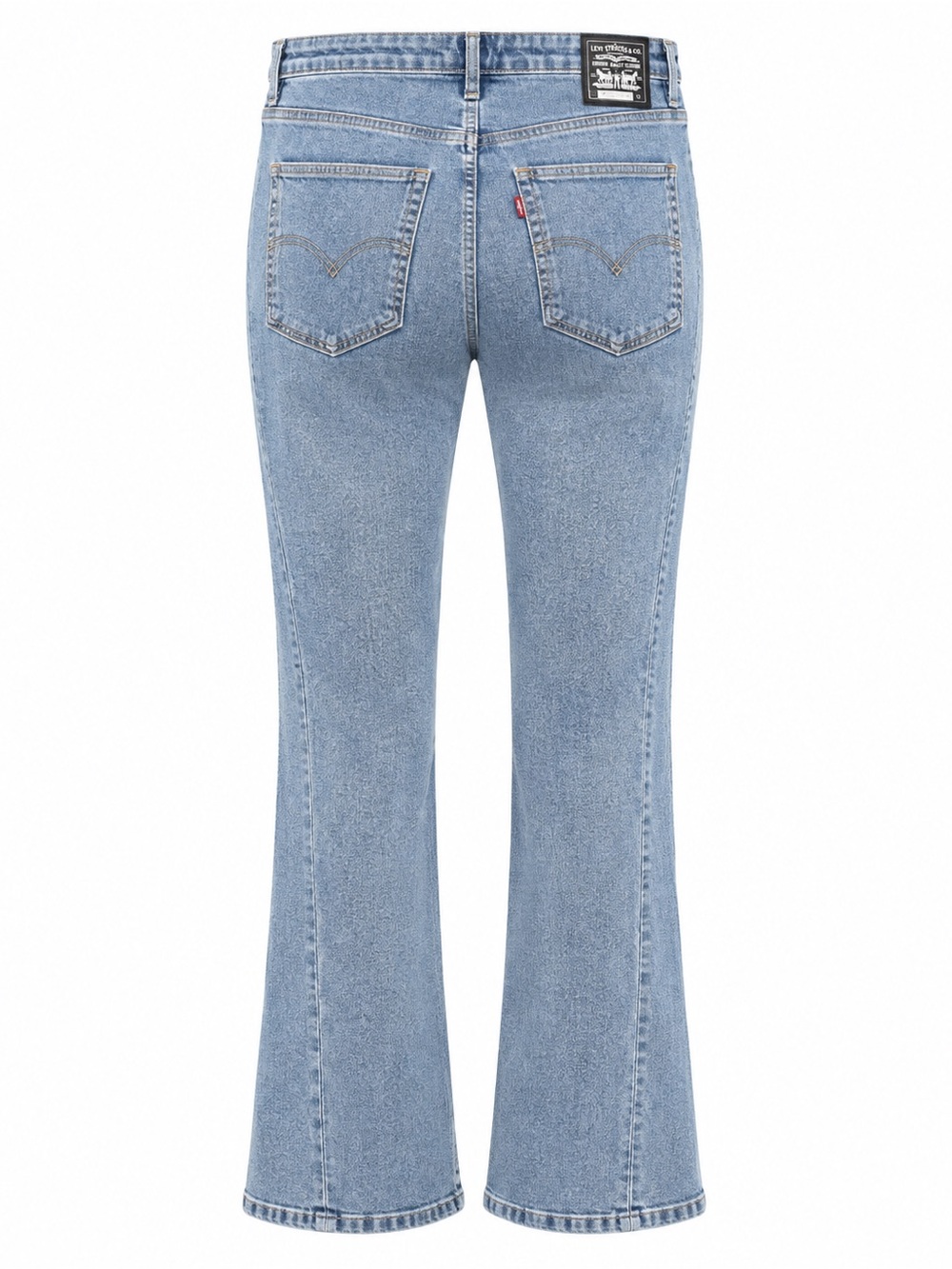 NWT Hudson Los Angeles Wide Leg Jeans Size 10 Light Wash Front Seam Denim - Picture 2 of 9